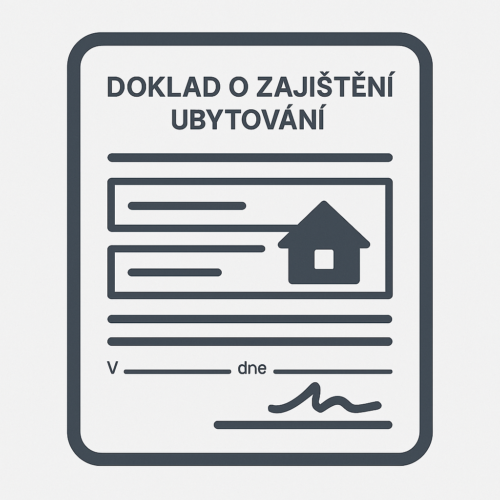doklad o zajištění ubytování